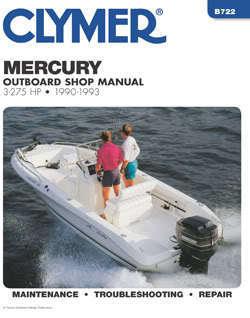 Mercury marine outboard repair/service manual 1990 1992 115hp 90hp 8hp 150hp 25
