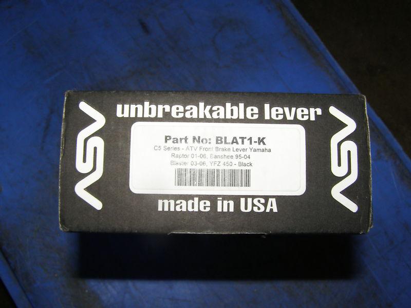 Asv brake lever yamaha raptor 01-06 banshee95-04 blaster03-06 yfz 450