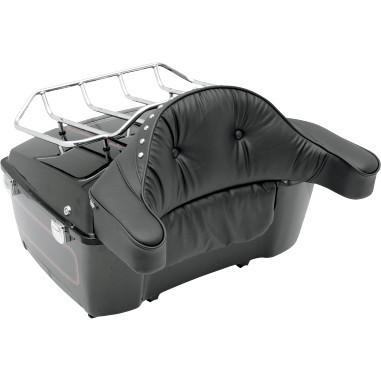 86-13 harley davidson touring pack backrest pillow comfort studded!!!!