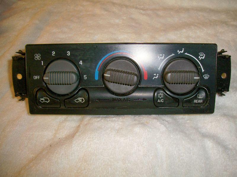 Find 1999 2002 GMC CHEVY SIVERADO SIERRA HEATER A/C CLIMATE CONTROL