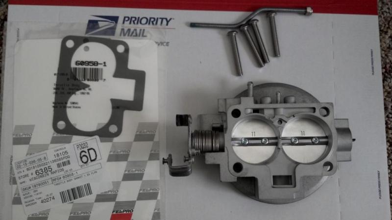 DODGE JEEP 50MM BORED PORTED THROTTLE BODY MAGNUM 318 5.2 360 5.9 1992-2003, US $99.99, image 2