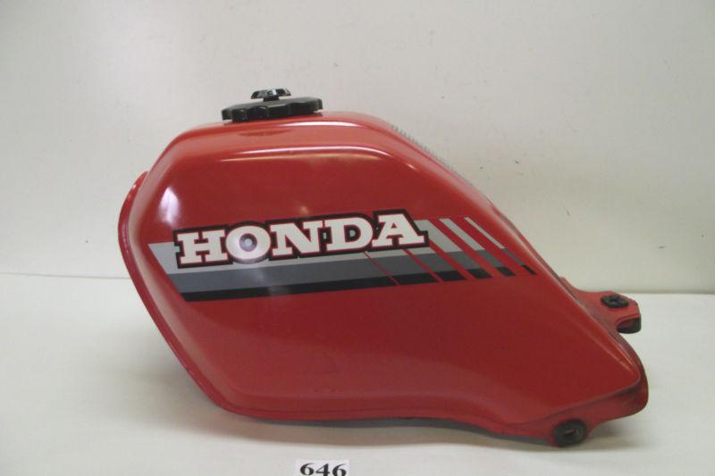 Honda atc 250es 250 es big red atv oem fuel tank gas tank 86 1986 646