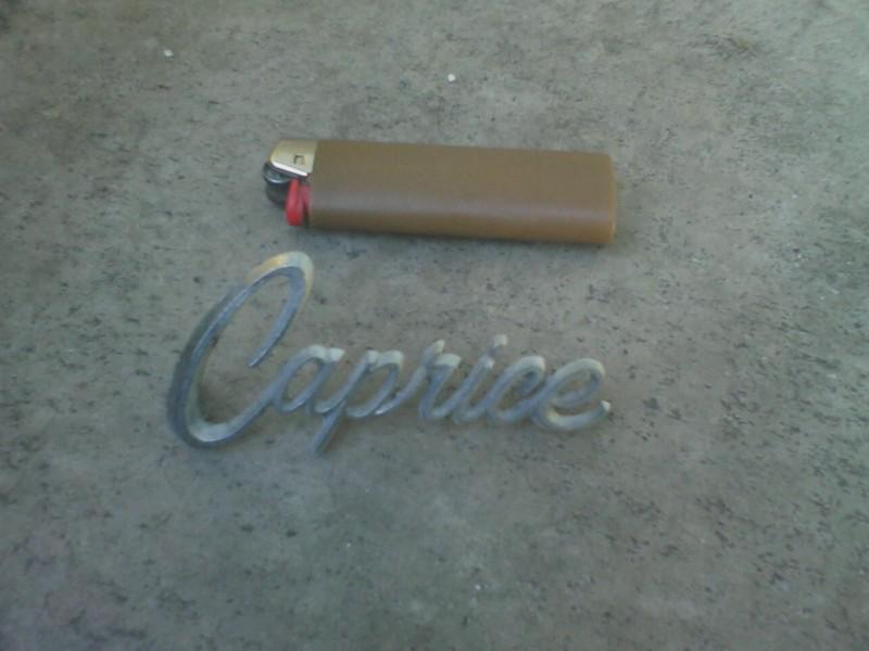 Vintage chevy caprice emblem...chevrolet