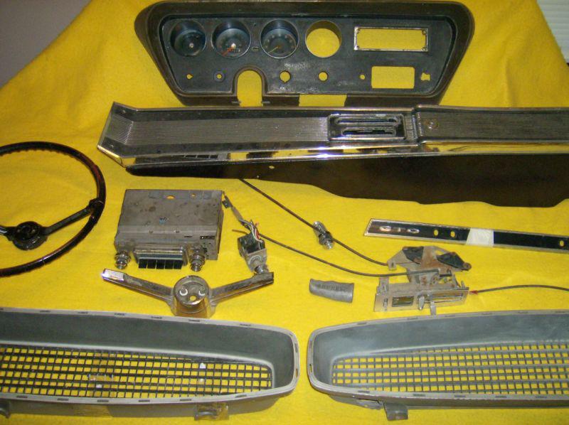 Pontiac GTO LeMan Hurst Tri-Power Rally Interior Part = 66 Black Steering Wheel , US $10.00, image 7