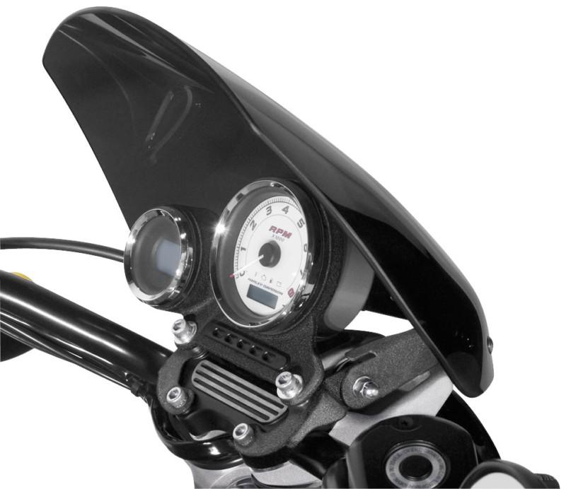 National cycle gladiator windshield - wrinkle black - dark tint  n2715