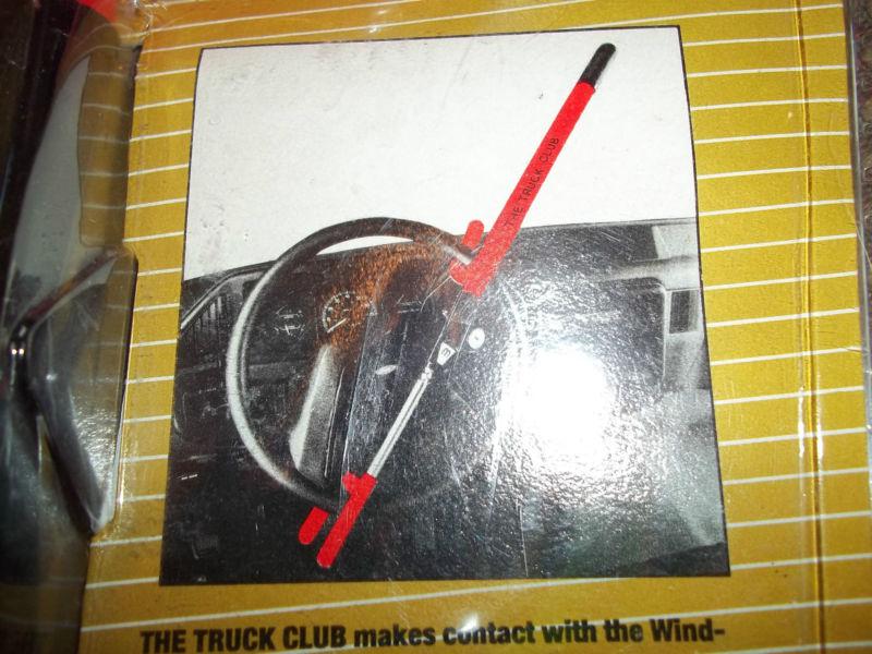 The club red and black in color  truck anti theft devices for trucks brand new 