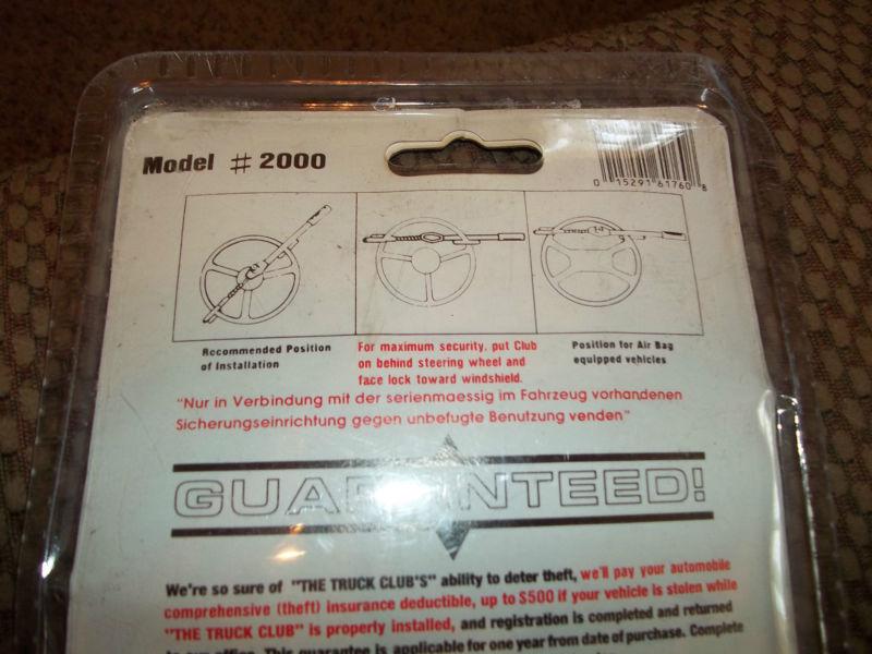 THE CLUB RED AND BLACK IN COLOR TRUCK ANTI THEFT DEVICES FOR TRUCKS BRAND NEW , US $29.99, image 7