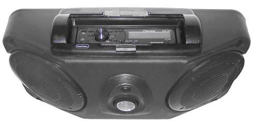 Kawasaki mule utv overhead stereo console speakers