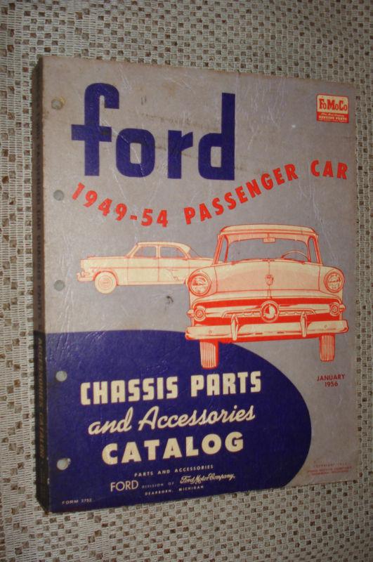 Find 19491954 FORD CAR PARTS CATALOG ORIGINAL FOMOCO CHASSIS BOOK RARE