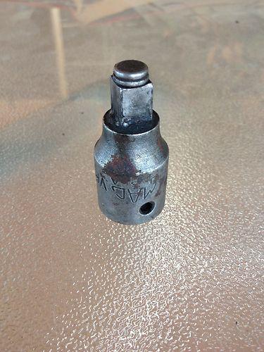 Mac tools vp2exr 1-1/2", 1/2" drive, impact extension adapter used