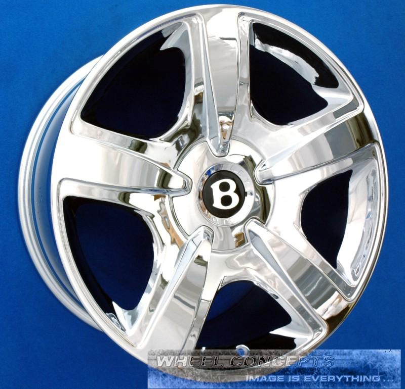 Bentley continental gtc 19 inch chrome wheel exchange rims gt 19" flying spur