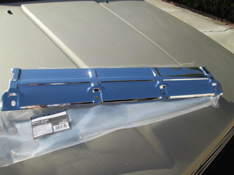New chrome plated metal 68-77 chevelle/laguna radiator support panel-#4365