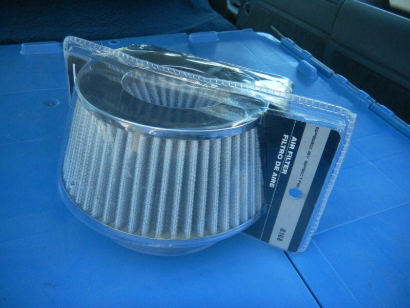 New high flow pre oiled cotton fiber air filter-fits 3-3 1/2 & 4'' inlet tubes
