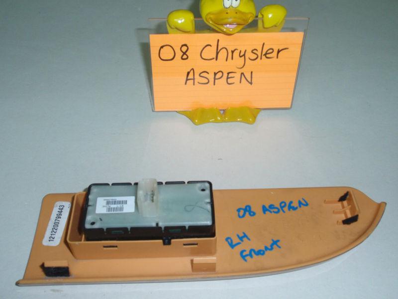 08 09 CHRYSLER ASPEN Right Front Passenger SIDE Power Window Switch, US $35.00, image 3
