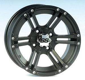 Itp ss212 wheel 12x7 4/137 5+2 black can am commander outlander renegade