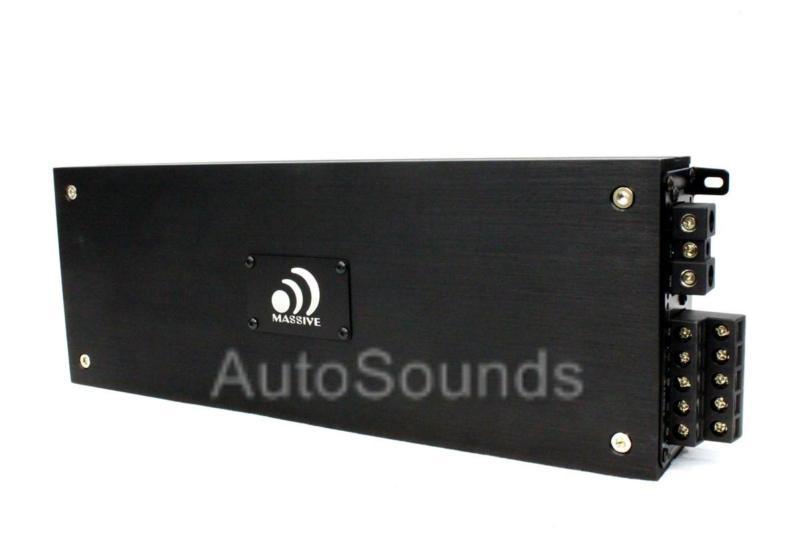 New massive audio nx5 2560 watt nano block series 5 channel car audio amplifier