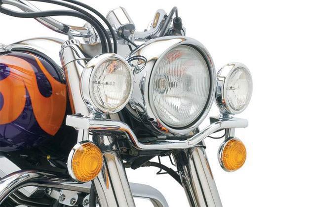 Cobra lightbar steel chrome fits honda shadow 1100 ace 1995-1999