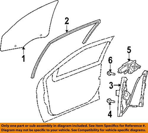 Mopar oem 68020567aa power window motor