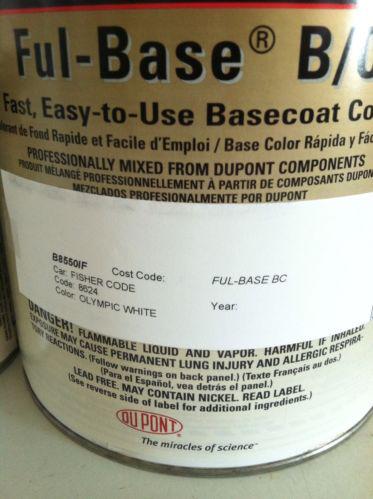 AUTO BODY SHOP PAINT DUPONT/NASON OLYMPIC WHITE BASECOAT , US $100.00, image 2