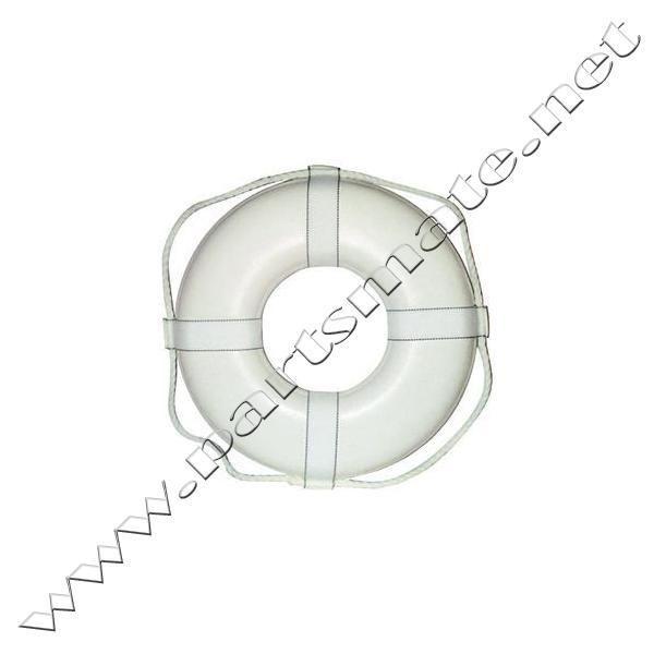 Cal june gw24 g style life ring with straps / 24 white ring buoy