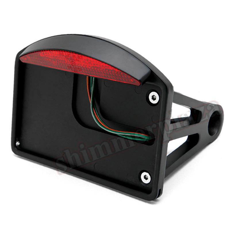 Sell Side Mount License Plate Tail light For 1" HARLEY BACK AXLE