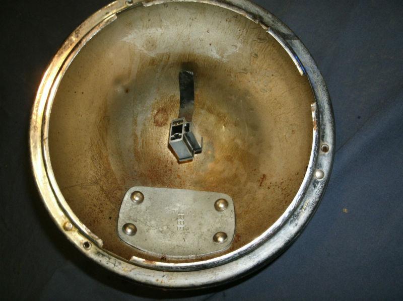 Harley davidson big twin headlight head lamp shell 1200cc flh