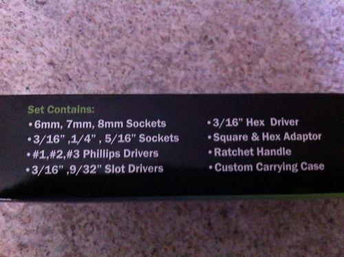 15 Pc Ratchet And Bit Set, US $5.00, image 2