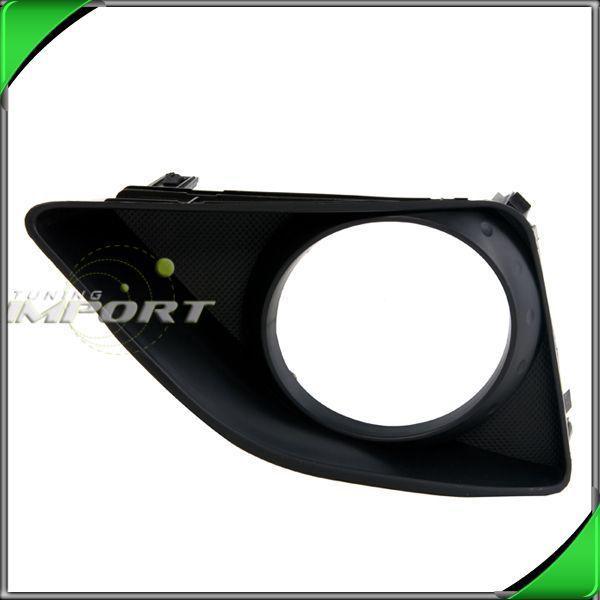 09-10 corolla front bumper fog lamp hole cover frame insert trim bezel cap right