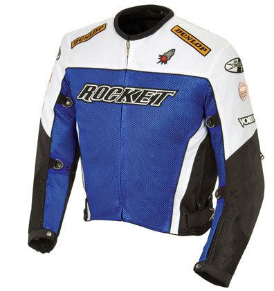 Joe rocket blue mens ufo riding jacket 2.0 large l