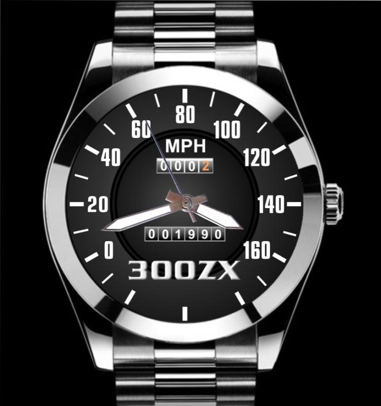 300zx nissan 1987 1988 1989 1990 speedometer z emblem chrome stainless watch  