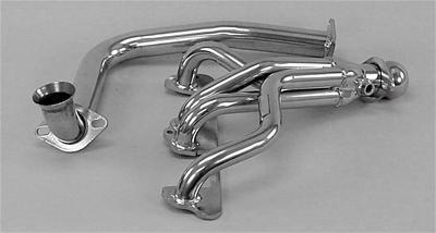 Pacesetter header 4-1 one-piece silver ceramic coated 1 1/2" primaries 72c1137
