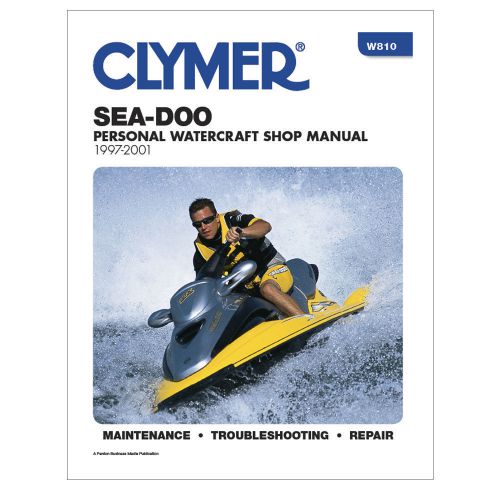 Clymer sea-doo personal watercraft shop manual (1997-2001) -w810