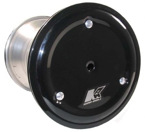 Keizer aluminum wheel,31 spline w/center,midget,13x10,2&#034;,beadlock &amp; cover,black