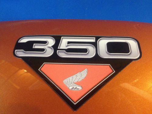 Honda cb350 side panel badges , emblems, decals 68,69,70,71,72 sold as a pair