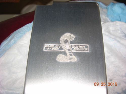 2005-2009  ford mustang shelby  gt500 super snake  aluminum fuse box cover