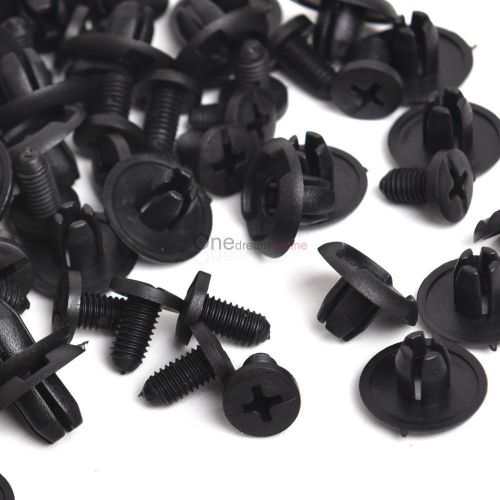 100pcs bumper hood fender splash retainer clips fasteners for honda acura our#