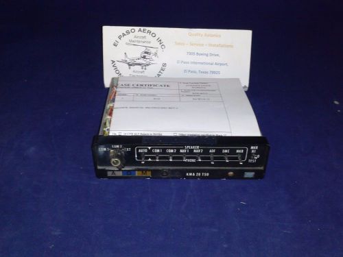 Bendix/king kma-20 audio panel p/n 066-1024-03 w/ fresh 8130. $200 exchange.