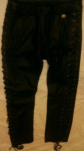Ladies harley davidson leather pants