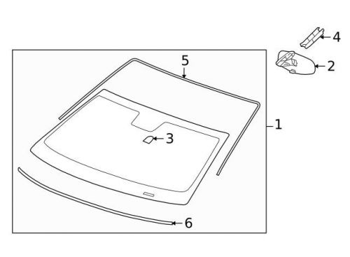 Genuine mirror inside 23189285