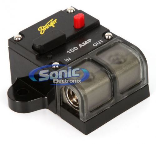 Stinger sgp901501 150a car audio circuit breaker with manual reset