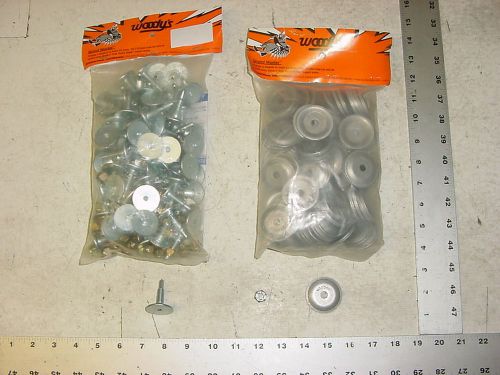 84 woodys grand master stud 1.325 studs round alum backer snowmobile track