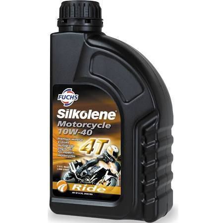 Silkolene motorcycle oil - motorcycle 10w-40 mineral based single quart bottle