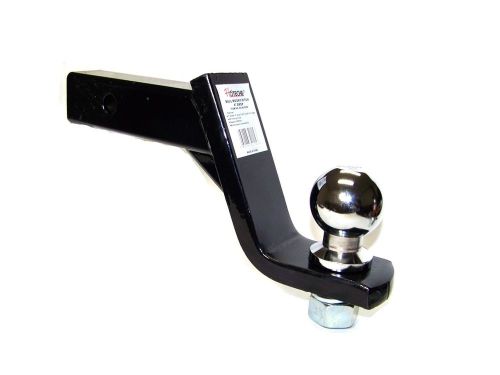 4" drop hitch receiver trailer ball mount for 2" receiver with 1-7/8" hitch ball