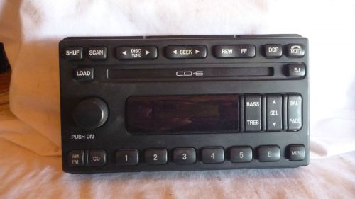 03-04 Lincoln Aviator Radio 6 Disc Cd  Faceplate Replacement 3C5T-18C815-AC, image 1