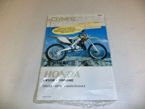 Genuine honda owner's manual cr125r 1998-2002