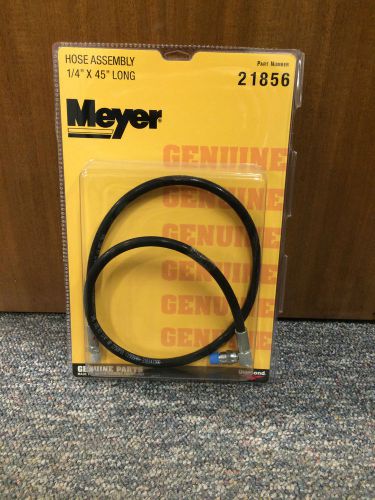 Meyer snow plow hose 21856 1/4" x 45" long plow hose assy. meyer 21856c hose
