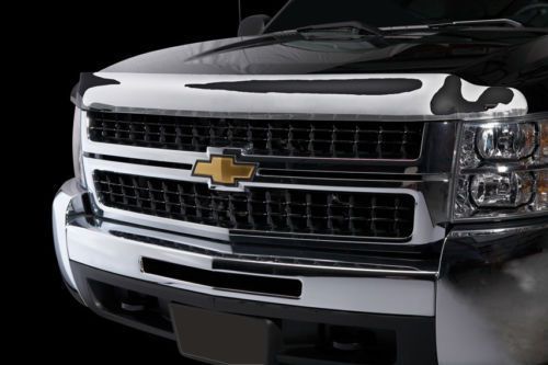 Stampede 2044-8 chrome vp 07-10 chevy silverado hd hood deflector bug shield