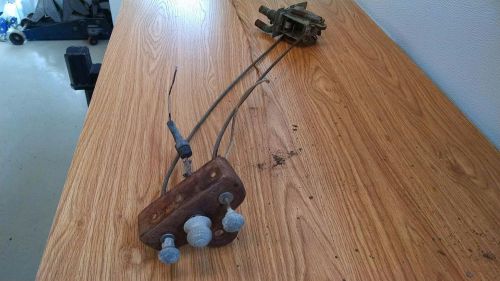 1948 1949 1950 ford pickup f1 heater control panel cables &amp; heat valve