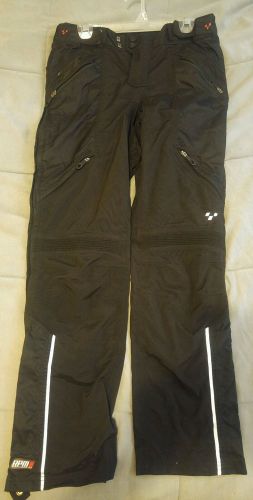 Can-am spyder riding pants, mens, waterproof, 34, medium, black, oem, motorcycle