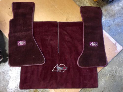 1994 chevrolet corvette 40th anniversary floor and cargo mats, nice clean stuff